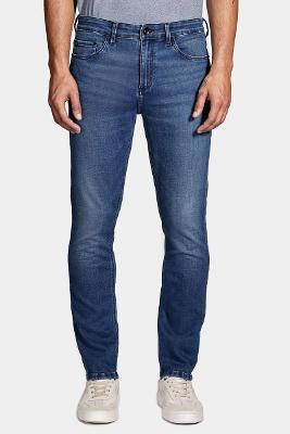 Calça Jeans Aramis Slim Especial Escura Azul Escuro