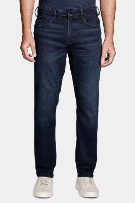 Calça Jeans Slim Especial Moletom Azul Escuro