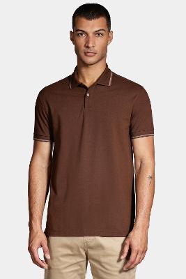 Polo Aramis Básica Marrom
