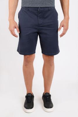 Bermuda Chino Color Nova Permanente Marinho
