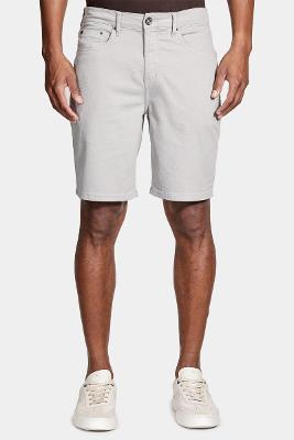 Bermuda Color Moletom Cinza Prata