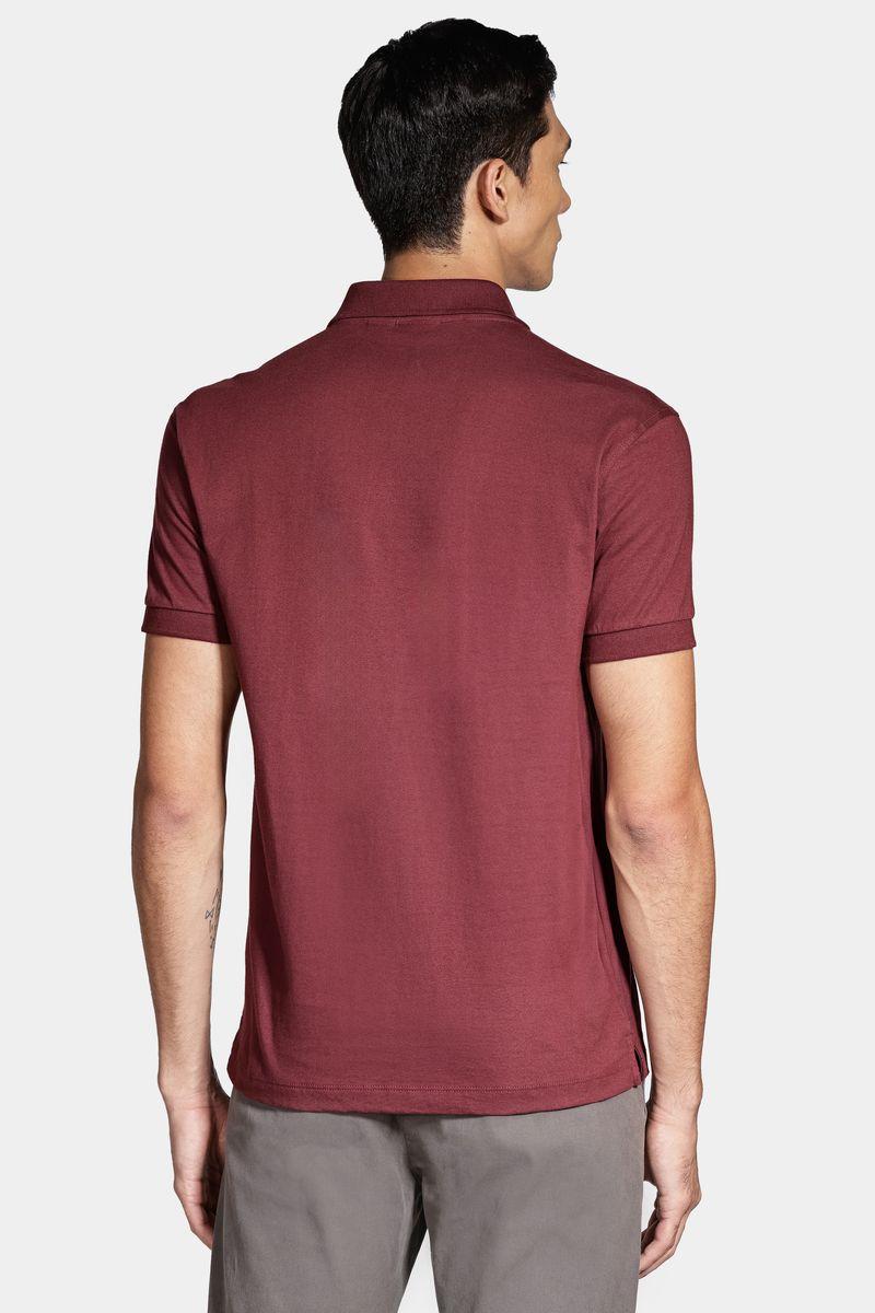 Polo Aramis Malha Lisa Bordo Cabernet - 4