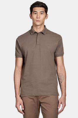 Polo Aramis Manga Curta Piquet Color Fix Verde Militar