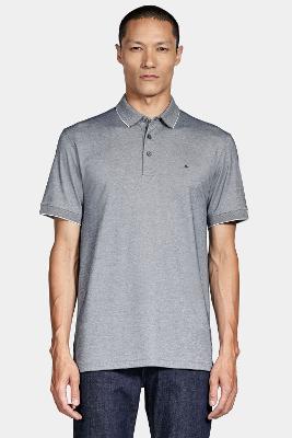 Polo Aramis Interlock Tech Manga Curta Azul Marinho