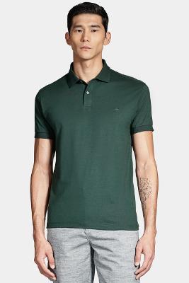 Polo Malha Lisa Verde Floresta