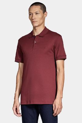 Polo Aramis Interlock Pima Bordo Cabernet