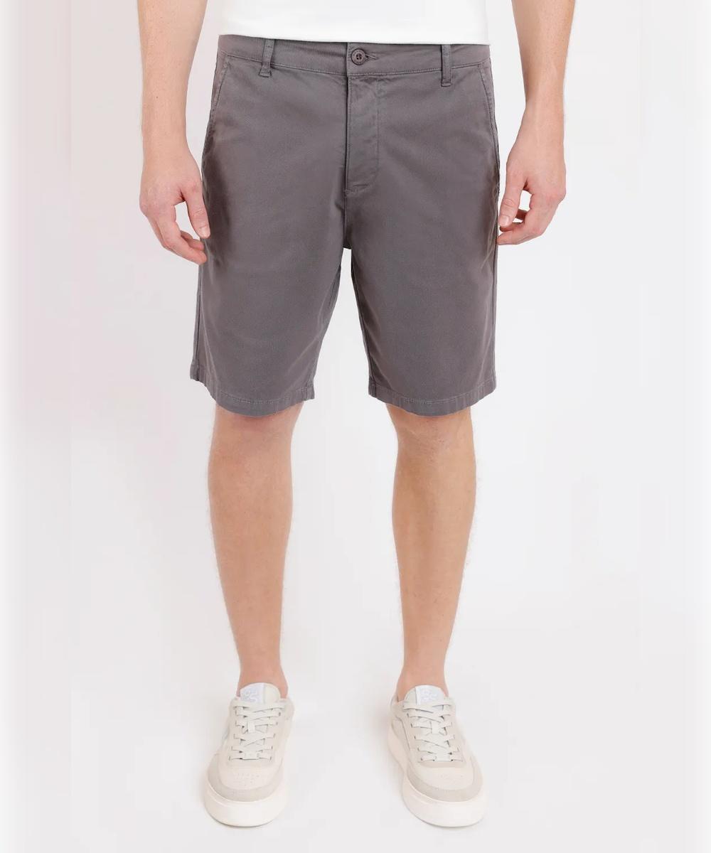 Bermuda Chino Aramis Verde Militar Casual Masculino - 1