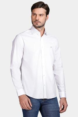 Camisa Aramis Manga Longa Slim Stretch Branco