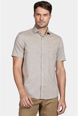 Camisa Aramis Regular Bolso Colors Natural