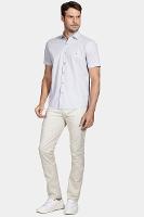 Camisa Aramis Regular Fil a Fil Cinza Claro - 2