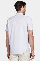 Camisa Aramis Regular Fil a Fil Cinza Claro