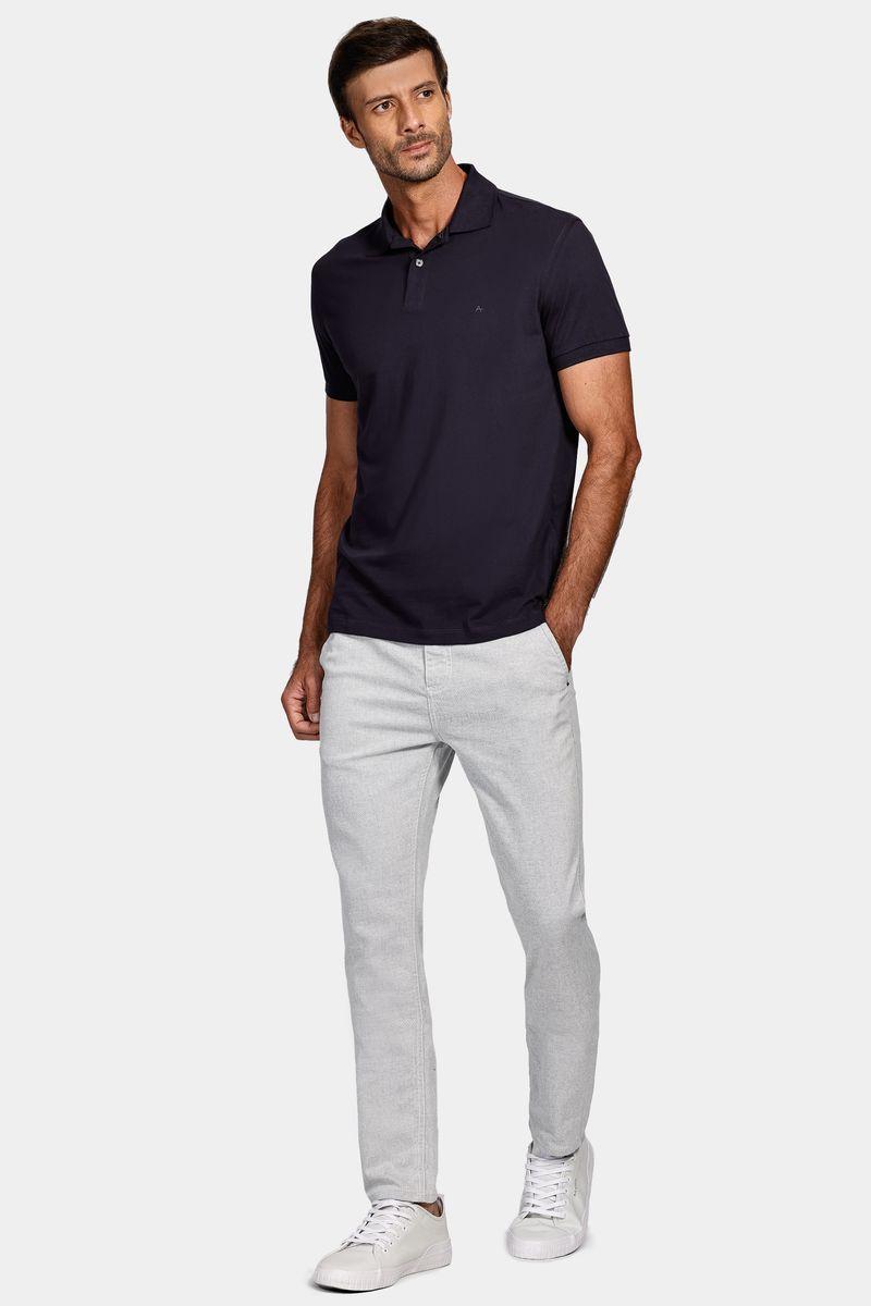 Polo 1/2 Malha Lisa Marinho - 2