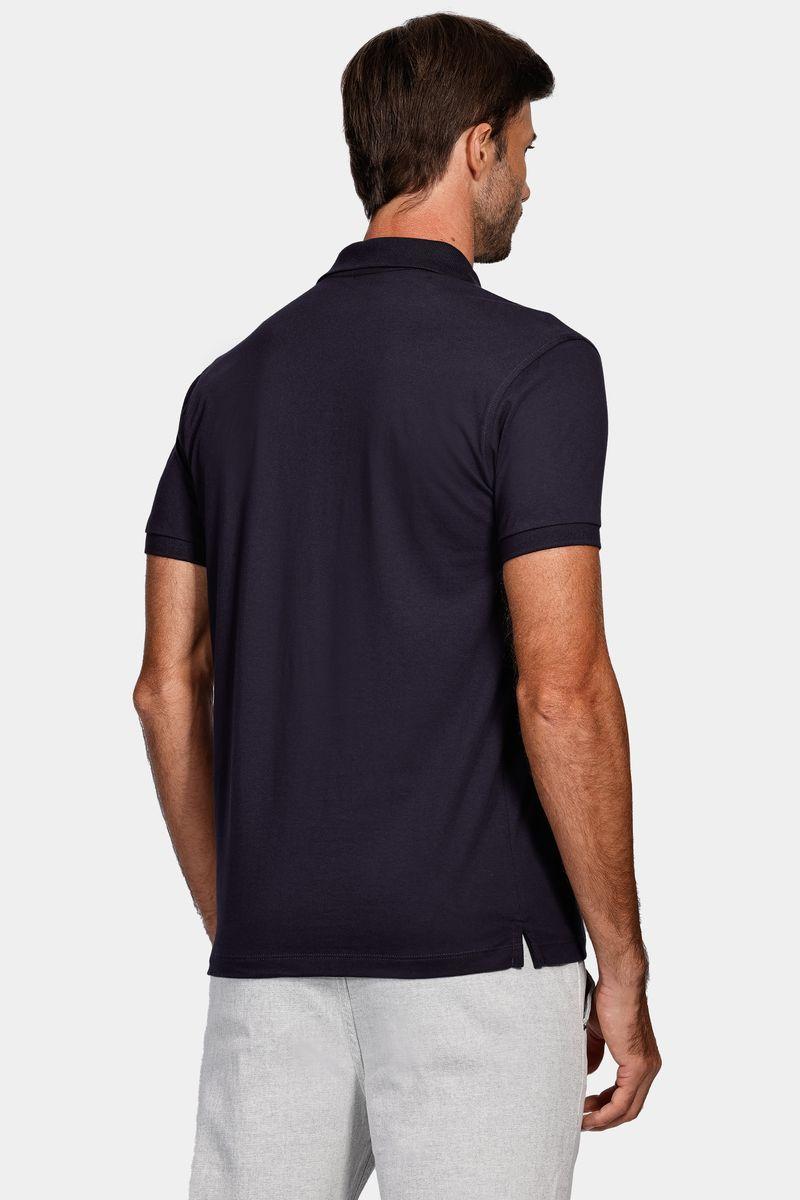 Polo 1/2 Malha Lisa Marinho - 4