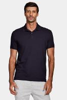 Polo 1/2 Malha Lisa Marinho - 1