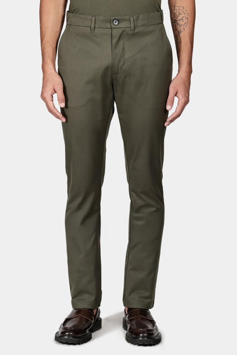 Calça Aramis Chino Estilo Moovex Verde Pantano - 1