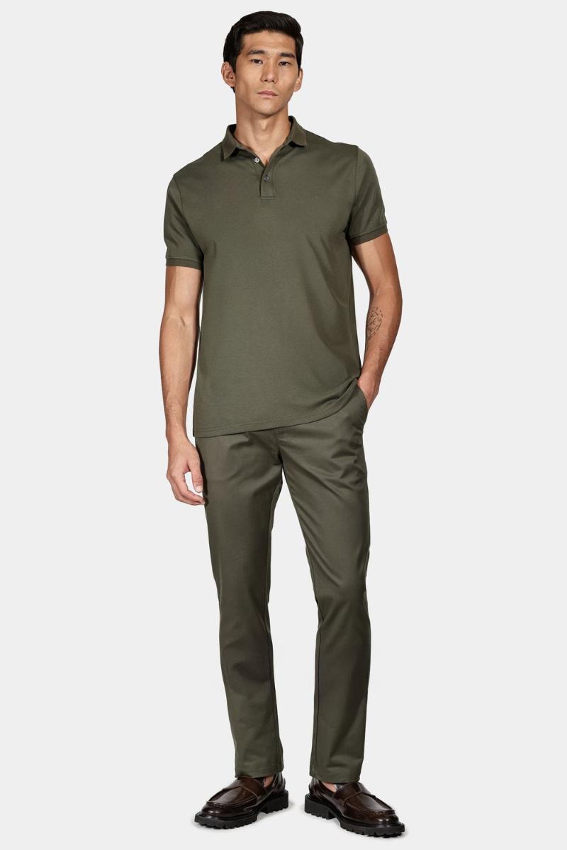 Calça Aramis Chino Estilo Moovex Verde Pantano - 2