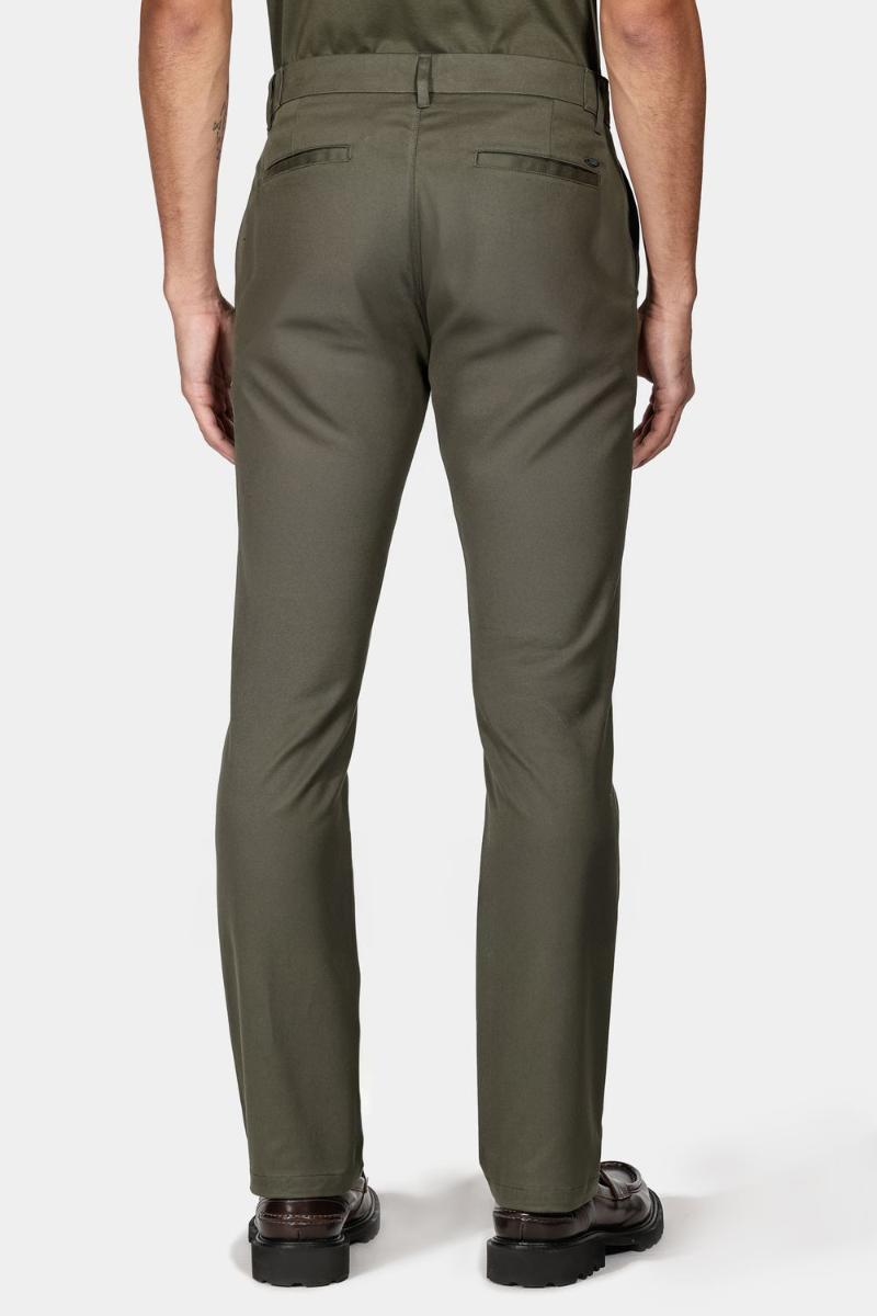 Calça Aramis Chino Estilo Moovex Verde Pantano - 4