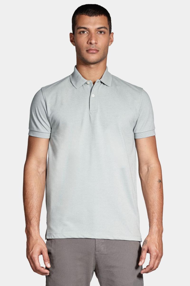 Polo Aramis Piquet Mescla Verde Salvia - 1