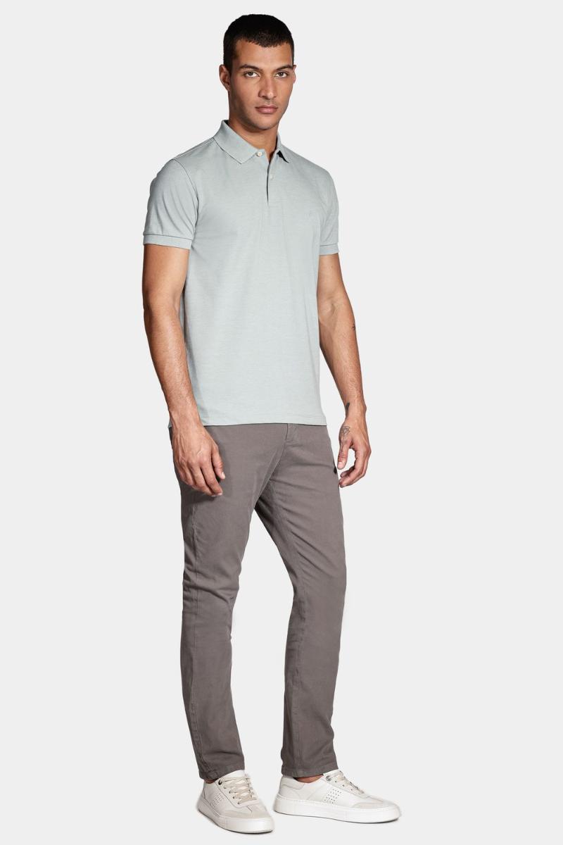 Polo Aramis Piquet Mescla Verde Salvia - 2
