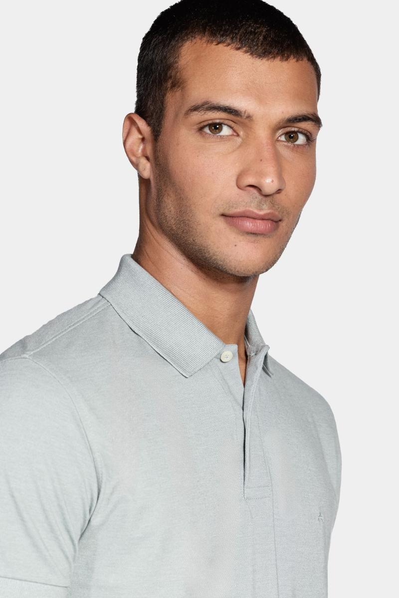 Polo Aramis Piquet Mescla Verde Salvia - 3