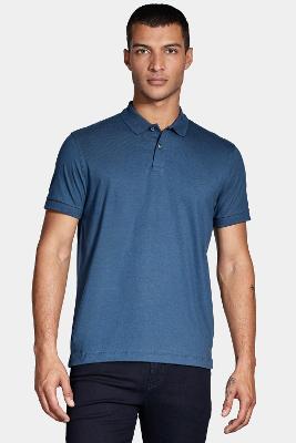 Polo Aramis Malha Lisa Azul Petroleo