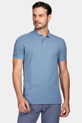 Polo Aramis Básica Azul