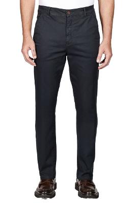 Calça Aramis Chino Slim Maquinetada Marinho
