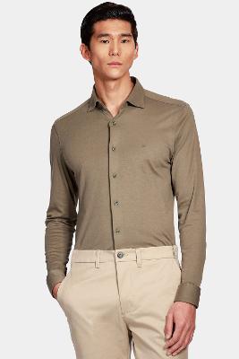 Camisa Aramis Manga Longa Slim  de Algodão  Verde