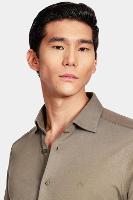 Camisa Aramis Manga Longa Slim  de Algodão  Verde - 3