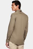 Camisa Aramis Manga Longa Slim  de Algodão  Verde - 6