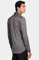 Camisa Aramis Manga Longa Slim Algodão Chumbo - 6