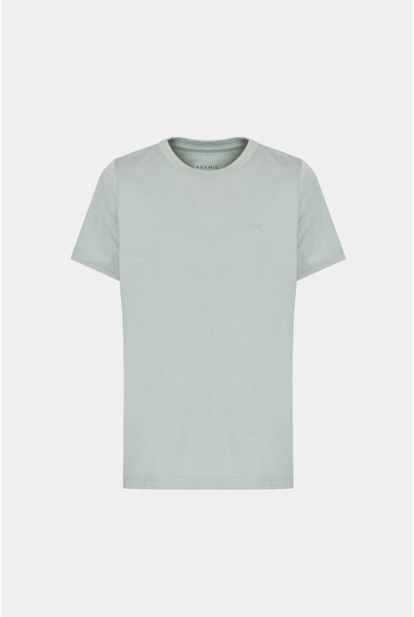 Camiseta Algodão Aramis Básica Manga Curta Menta - 5
