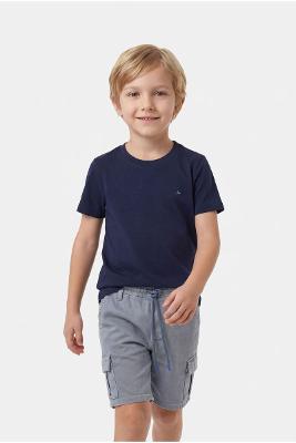 Camiseta Algodão Aramis Básica Manga Curta Navy