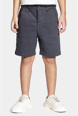 Bermuda Aramis Chino Algodão Color Sarjada Marinho