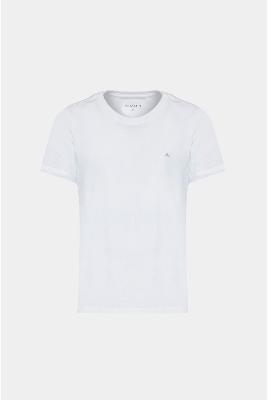 Camiseta Algodão Aramis Básica Manga Curta Branco