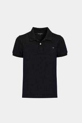 Polo Aramis Algodão Básica Manga Curta Preto