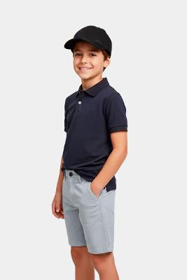 Polo Aramis Algodão Básica Manga Curta Navy