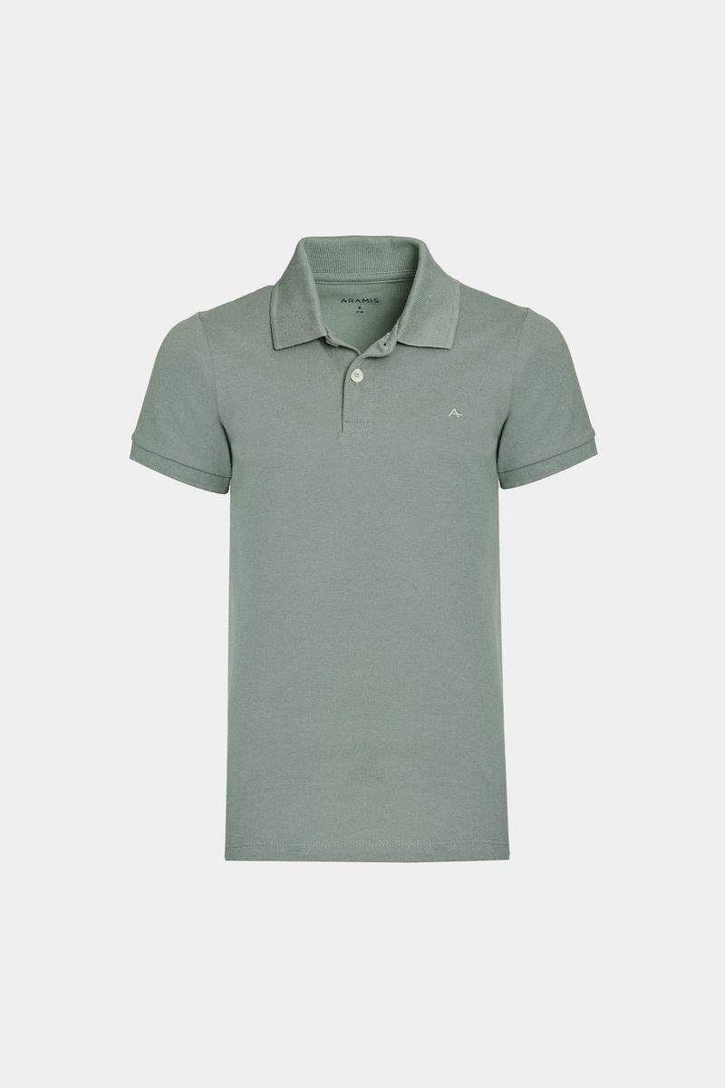 Polo Aramis Algodão Básica Manga Curta Menta - 1