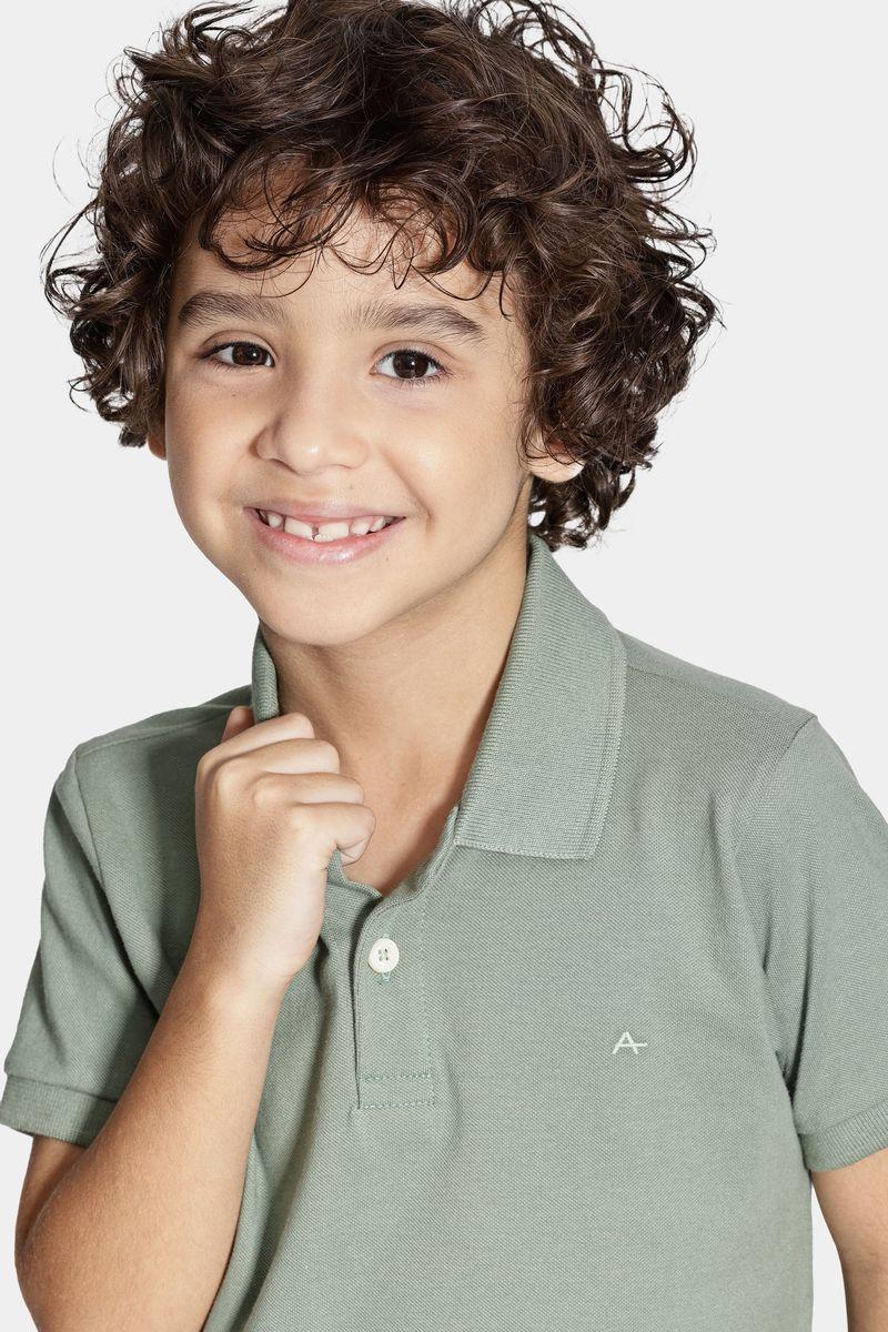 Polo Aramis Algodão Básica Manga Curta Menta - 4