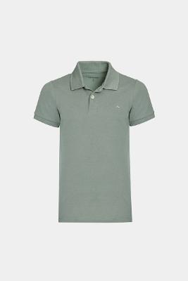 Polo Aramis Algodão Básica Manga Curta Menta