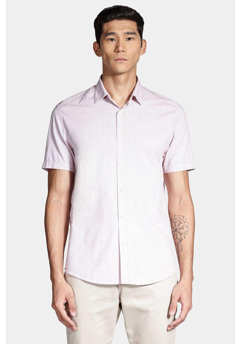 Camisa Aramis Manga Curta Cosmo Slim Algodão Modal Boa Vista - 1