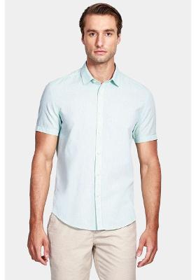 Camisa Aramis Manga Curta Slim Boa Vista Verde