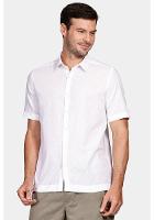 Camisa Aramis Regular Linho Algodão f Branco - 1