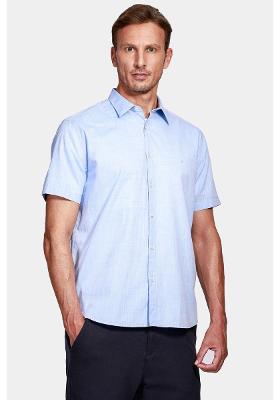 Camisa Aramis Manga Curta Move Regular Flamê Bosco Azul