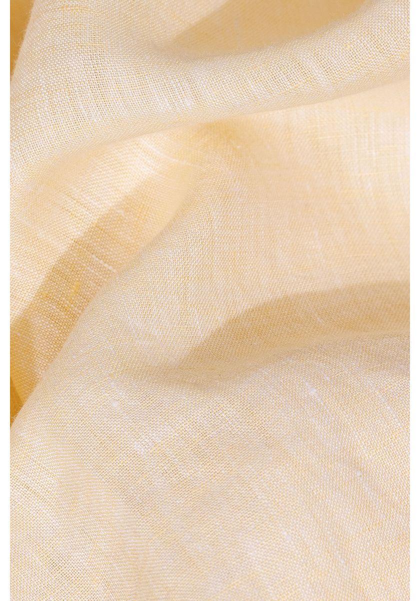 Camisa Aramis Aramis Manga Longa Slim Linho Irlandês Amarelo - 5