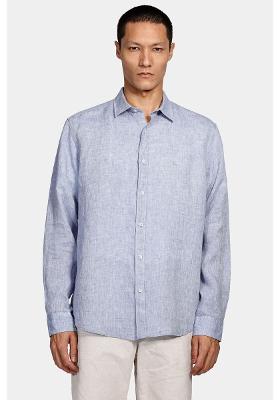 Camisa Aramis Manga Longa Move Slim em Linho Irlandês