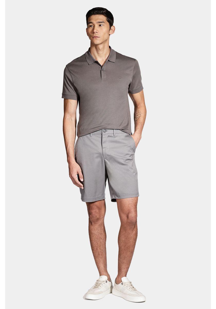Bermuda Aramis Chino Premium Touch Moovex Cinza Grafite - 4