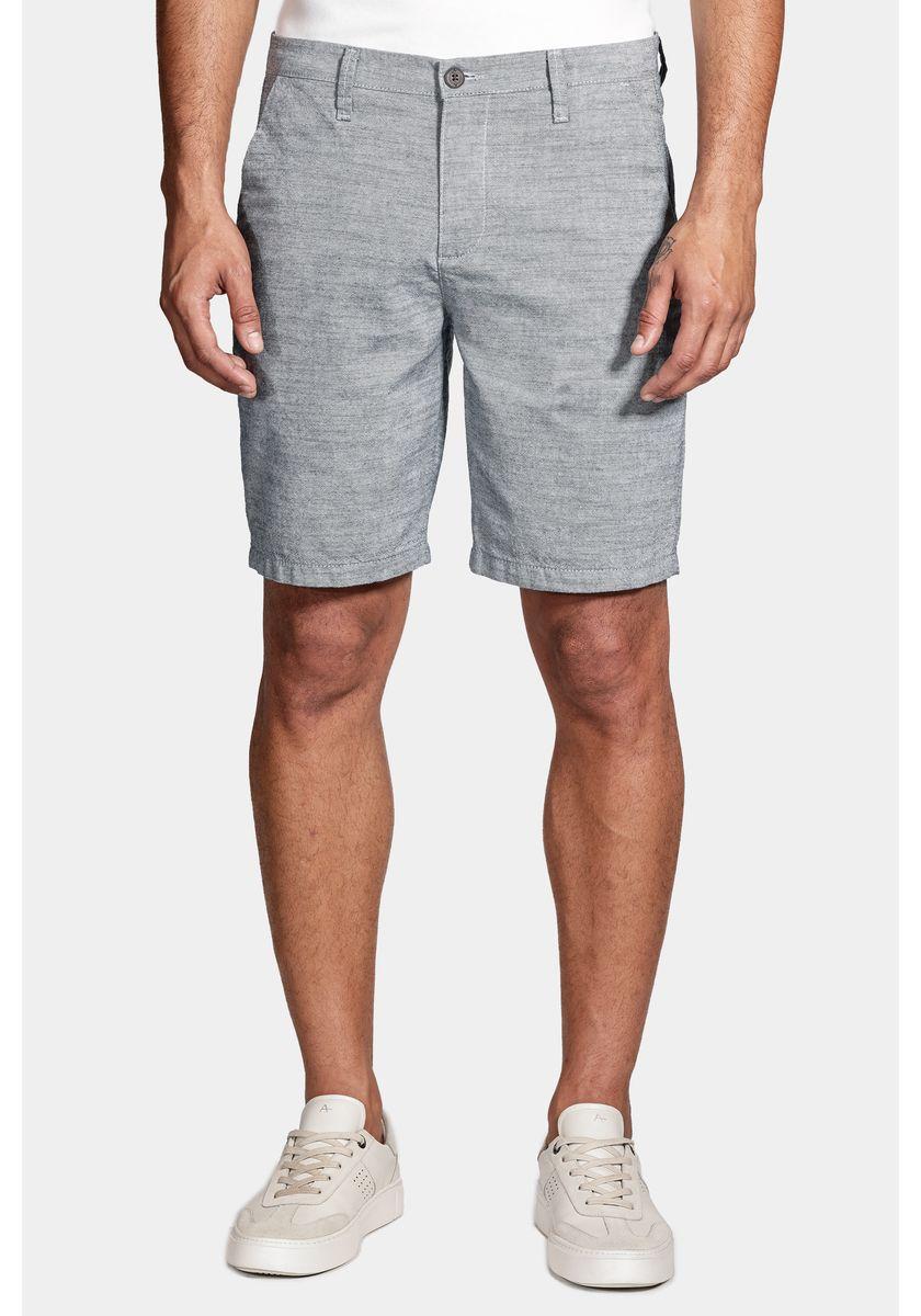 Bermuda Aramis Chino Clássica Oxford Marinho - 1