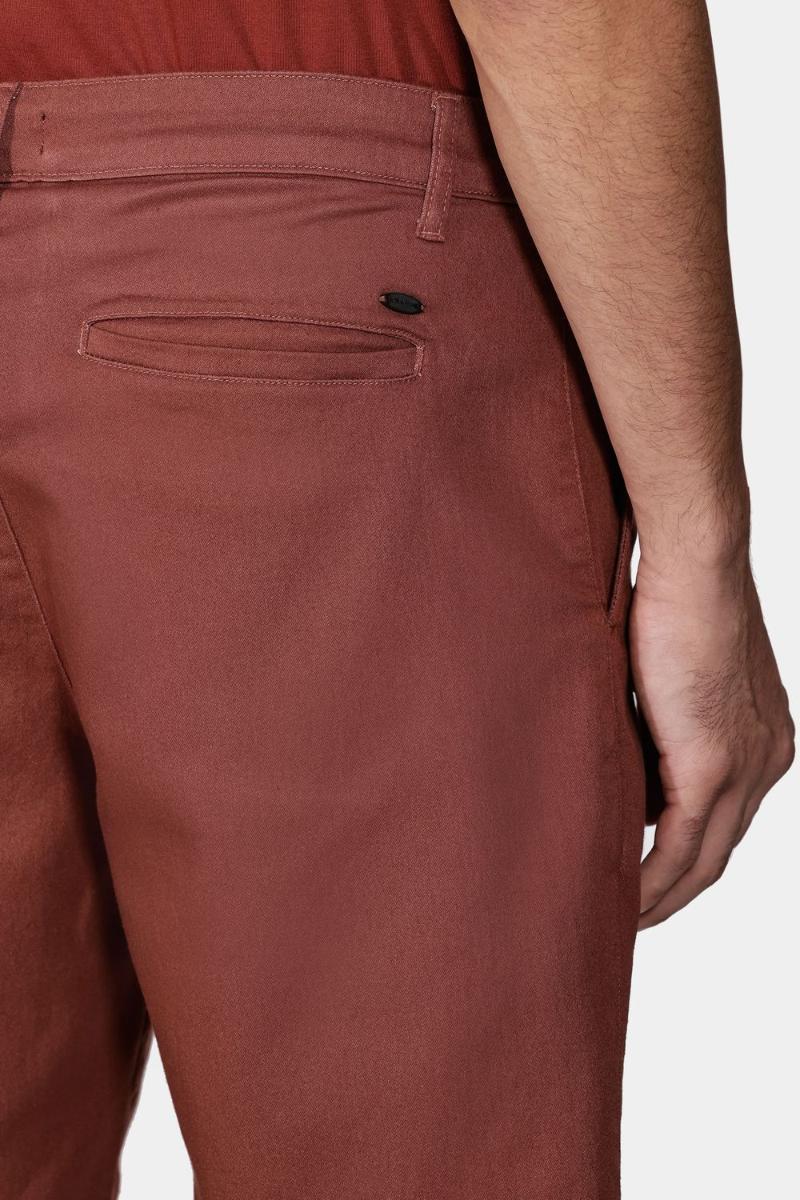 Bermuda Aramis Chino Sarja Moletom Tijolo - 4