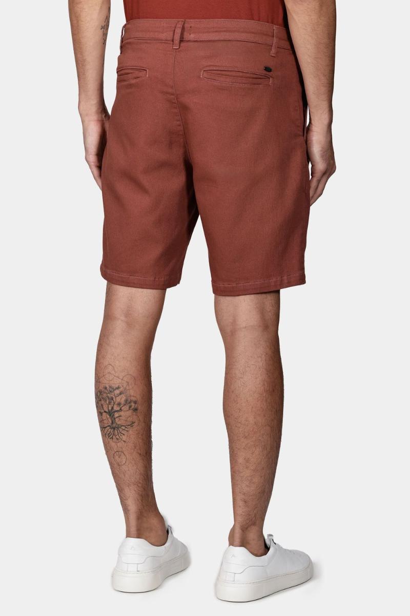 Bermuda Aramis Chino Sarja Moletom Tijolo - 5